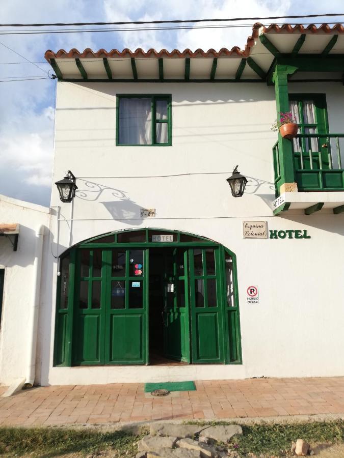 Esquina Colonial Otel Villa de Leyva Dış mekan fotoğraf